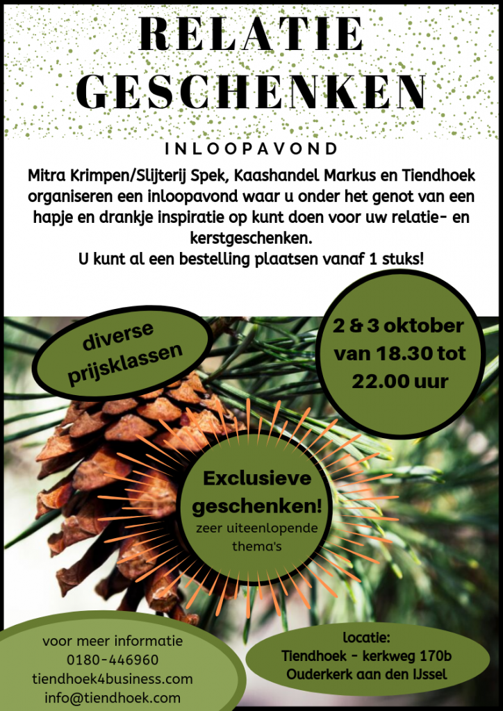 Flyer relatiegeschenken